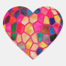 Recherche de coeur rouge brillant autocollants Anniversaire