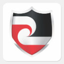 Recherche de maoris autocollants Drapeau maori