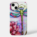 Recherche de libellule rose iphone coques Nature