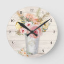 Recherche de pot de fleur horloges Pour elle