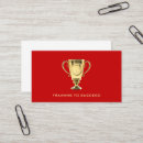 Recherche de gagnants cartes visite Entraîneur