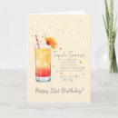 Recherche de tequila vœux cartes Cocktail