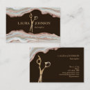 Recherche de brune standard cartes visite Coiffeur