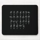 Recherche de alphabet langue des signes tapis souris Sourd