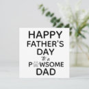 Recherche de dog fathers day vœux cartes Paw