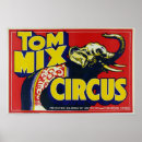 Recherche de vintage circus posters Rétro