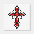 Recherche de croix rouge magnets Jésus christ