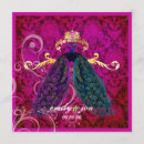 Recherche de paons invitations Vintage