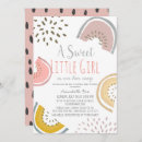Recherche de watermelon baby shower invitations Moderne