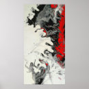 Recherche de abstrait rouge posters Blanc