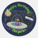 Recherche de alien drôle autocollants Vaisseau spatial