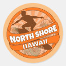 Recherche de surfeur autocollants Hawaii