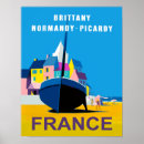 Recherche de vintage de la normandie posters Rétro
