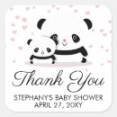Recherche de baby shower de panda autocollants Moderne