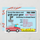 Recherche de sapeurs pompiers invitations Camion de pompiers