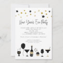 Recherche de new years eve party invitations Moderne