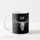 Recherche de crâne de vache tasses Rustique