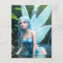 Recherche de cheveux bleus cartes postales Beau