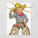 Recherche de petit cowboy cartes postales Western