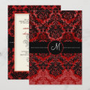 Recherche de velours rouge invitations Noir