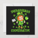 Recherche de shenanigans invitations Leprechaun
