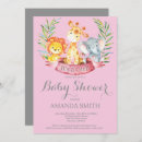Recherche de jungle safari baby shower invitations Mignon