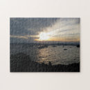 Recherche de champlain de lac Coucher de soleil