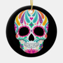 Recherche de crâne mexicain de sucre ornements Fleurs