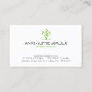 Recherche de nature abstraite cartes visite Feuille