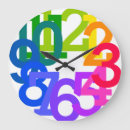 Recherche de couleurs vibrantes horloges Arc en ciel