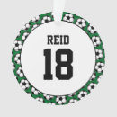 Recherche de football ornements Numéro d'équipe