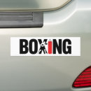 Recherche de la boxe la voiture autocollants Kickboxing