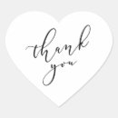 Recherche de coeur simple autocollants Merci