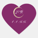 Recherche de monogramme cœur autocollants Calligraphie