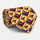 Recherche de motif coloré cravates Orange