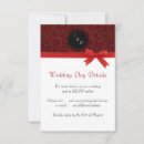 Recherche de damassé rouge invitations Élégant