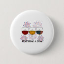 Recherche de vin blanc badges Rouge blanc et bleu