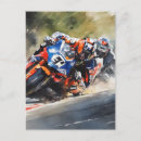 Recherche de course moto cartes postales Vélo