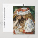 Recherche de lecture de fille cartes postales Peinture