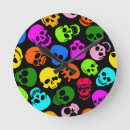 Recherche de crâne coloré horloges Os