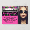 Recherche de limousine invitations Seize ans