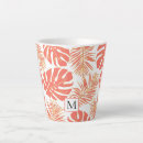 Recherche de feuille tropicale tasses Pour elle