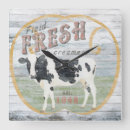 Recherche de lait vache horloges Animaux