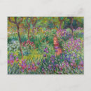 Recherche de iris jardin par giverny cartes postales Claude monet