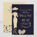 Recherche de nuptiale à la mode de douche invitations Vintage