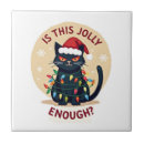Recherche de noël drôle carreaux Chat