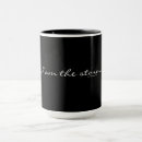 Recherche de tempête tasses Noir et blanc