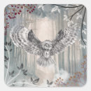 Recherche de hibou en vol autocollants Nature