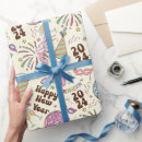 Recherche de bonne année papier cadeau Motif