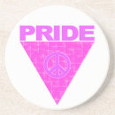 Recherche de triangle dessous de verres Rose